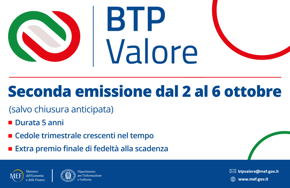 BTP Valore ottobre 2023